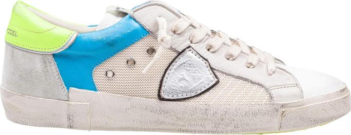 Produktbild Philippe Model sneakers prsx in fabric and leather color white and fluorescent yellow (40)