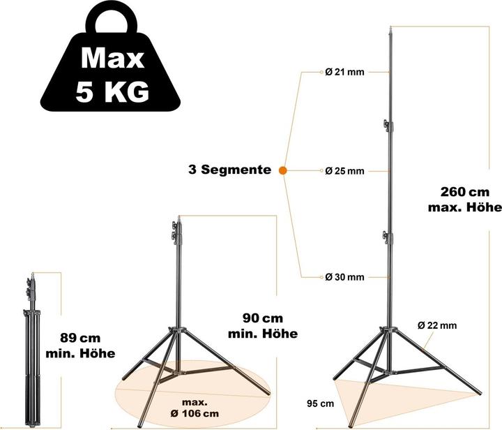 Produktbild Walimex pro pro LED Sirius 160 Bi Color (Studioleuchte)
