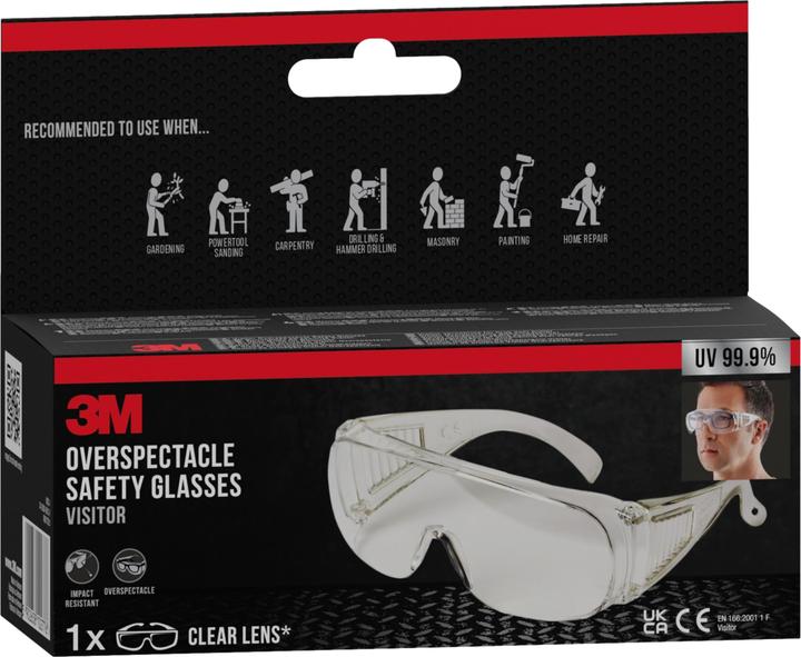 Produktbild 3M Schutzbrille für Brillenträger - VISITOR