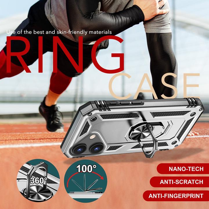 Image du produit Nalia Étui antichoc Military-Style Ring (Apple iPhone 16 Plus)