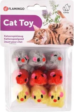 Actual product image Karlie Mice in fur look (Plush toy cat)