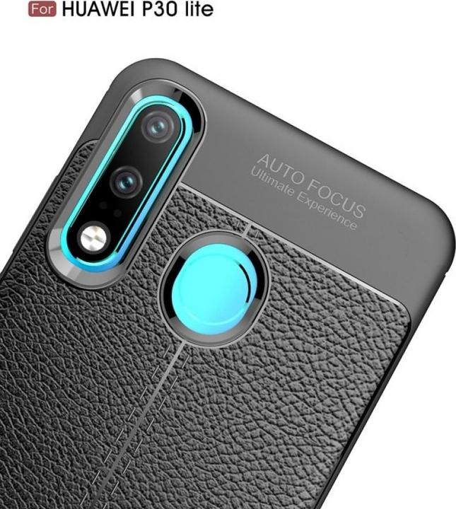 Produktbild Screenguard Huawei P30 Lite Hülle Leather Design TPU Cover (Huawei P30 Lite)