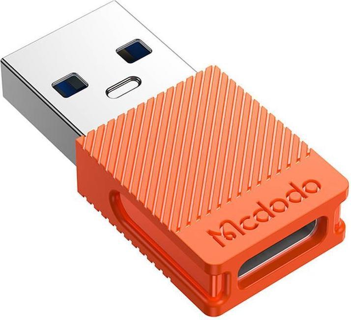 Actual product image Mcdodo USB-C to USB 3.0 adapter, OT-6550 (orange) (USB-C, 2.95 cm)