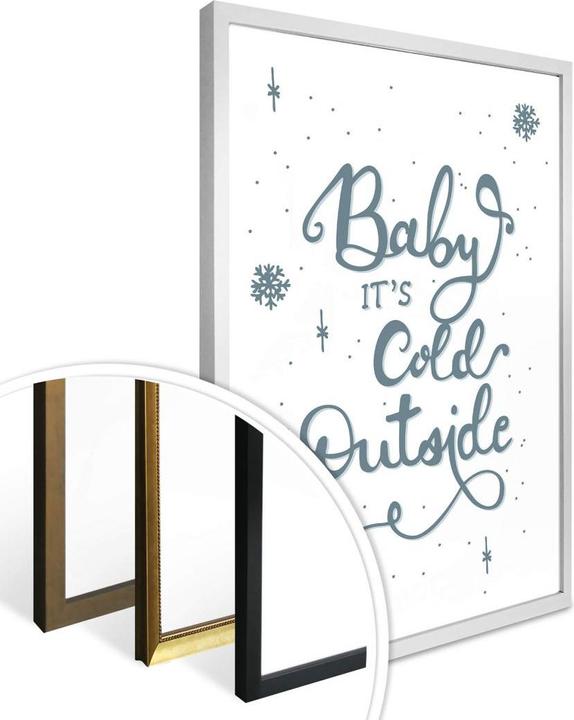 Produktbild Trenddeko Baby it's cold outside (60 x 80 cm)