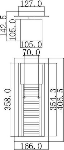 Actual product image Elstead Lighting Sorel LED outdoor wall light GU10 41cm Architectural bronze IP44 (620 lm, GU10)