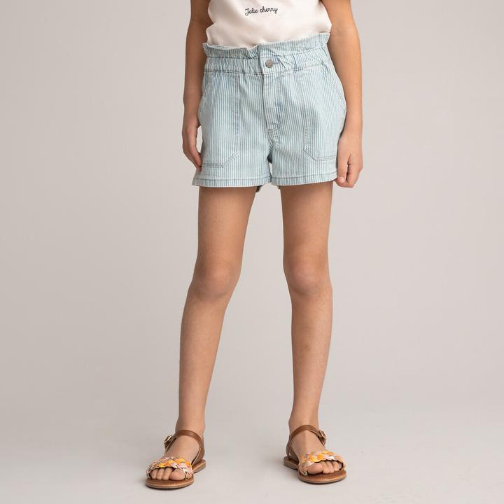 Produktbild La Redoute Collections Jeans-Shorts mit Streifen (116)
