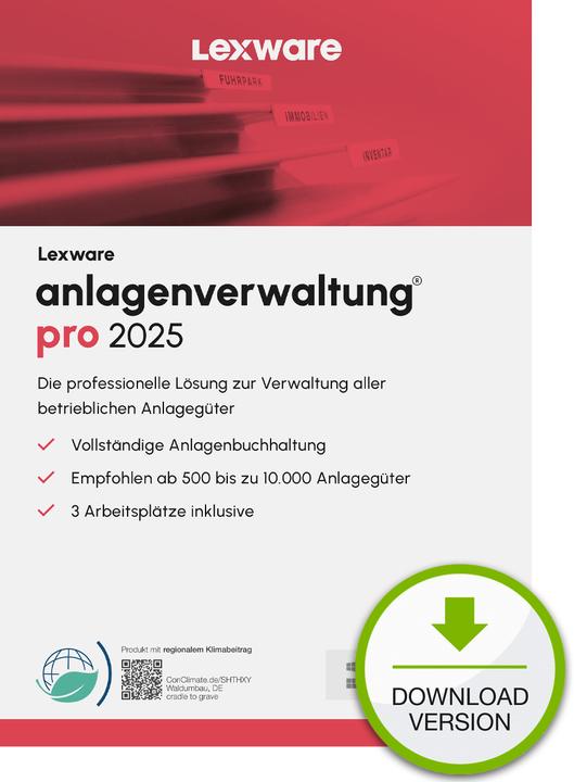 Actual product image Lexware ESD / asset management pro 2025 (1 User, 12 months)