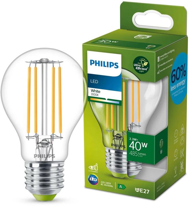 Actual product image Philips LED Classic (E27, 2.30 W, 485 lm, 1 x, A)