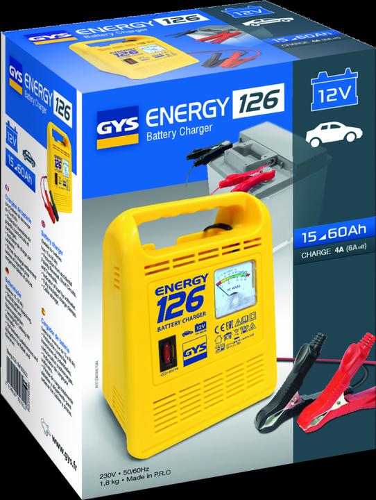 Actual product image GYS Battery charger, ENERGY 126 (12V, 4 A)