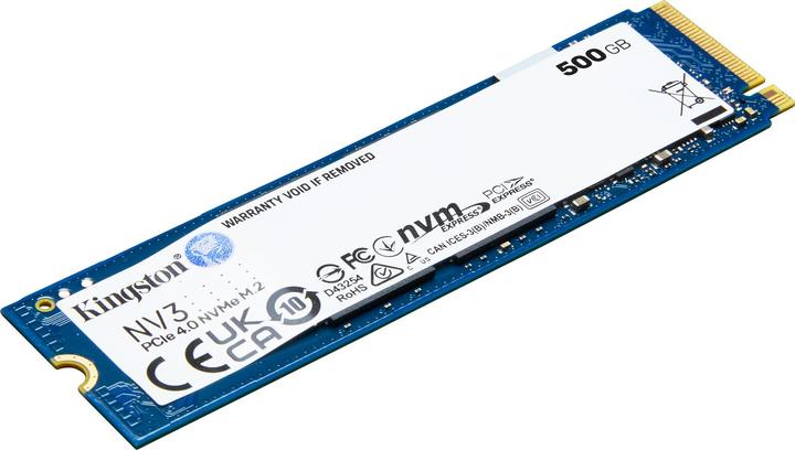 Actual product image Kingston NV3 (500 GB, M.2 2280)