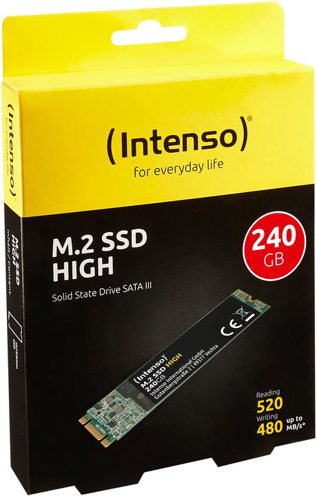 Actual product image Intenso high performance (240 GB, M.2 2280)
