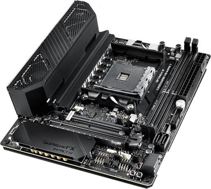 Productafbeelding ASUS ROG Crosshair VIII Impact (AM4, AMD X570, Mini-DTX)