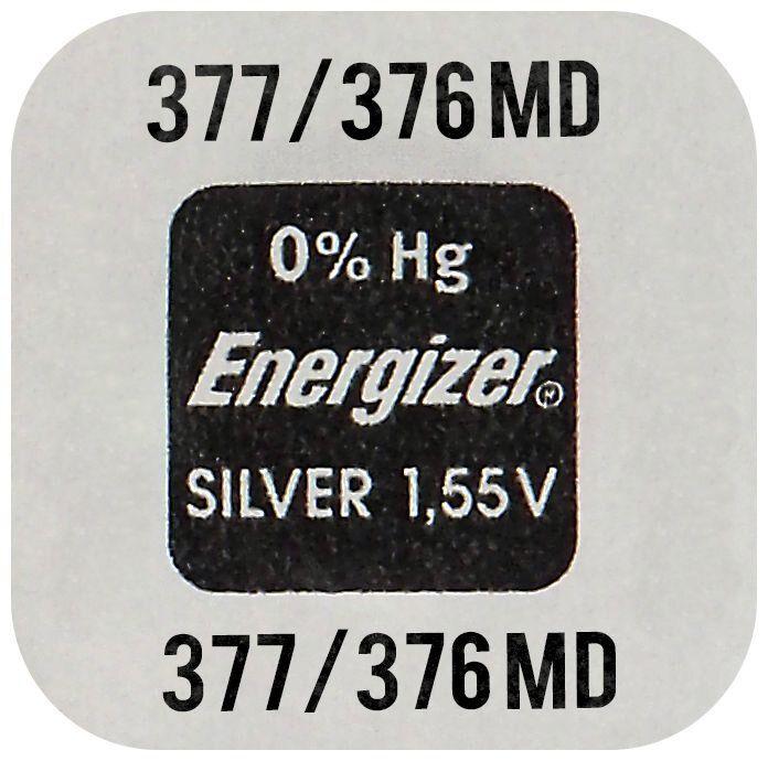 Produktbild Energizer Silver Oxide 377/376 (1 Stk., SR66, 24 mAh)