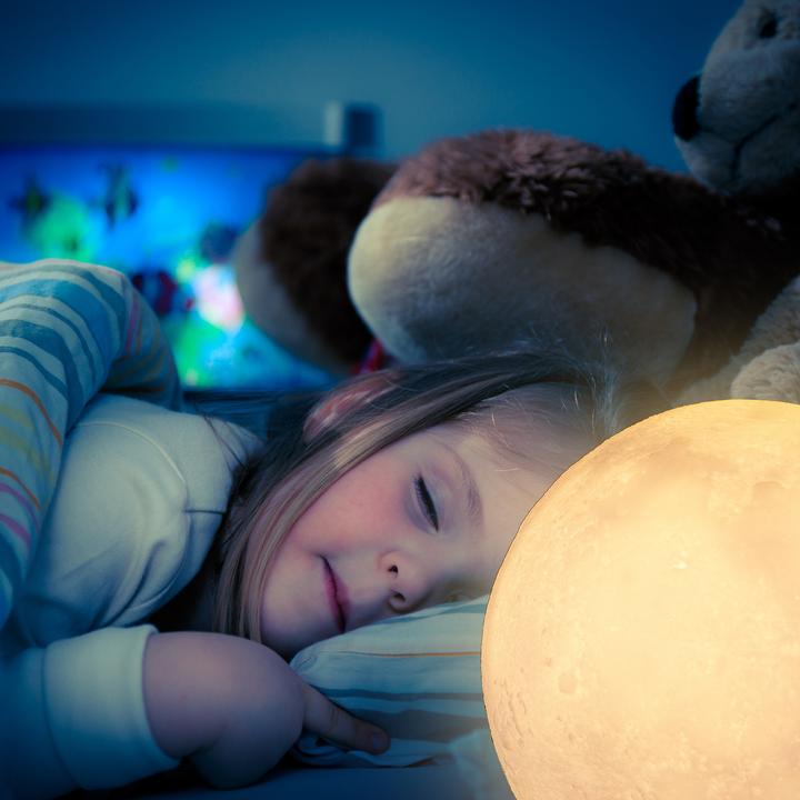 Image du produit Relaxdays lampe lune 3D
