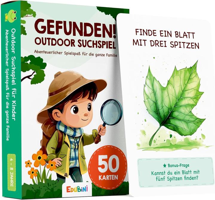 Edubini Gefunden! Outdoor Suchspiel (Deutsch)