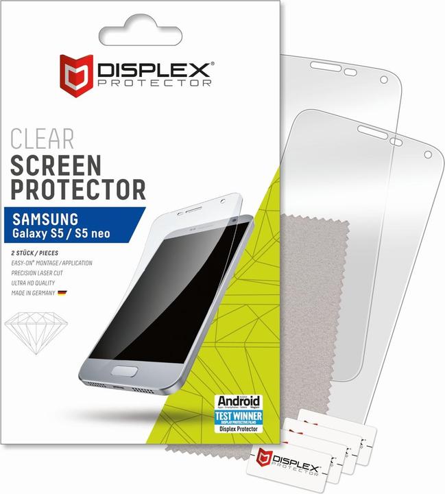 Image du produit Displex Protecteur Easy-On (2 pièce(s), Samsung Galaxy S5)