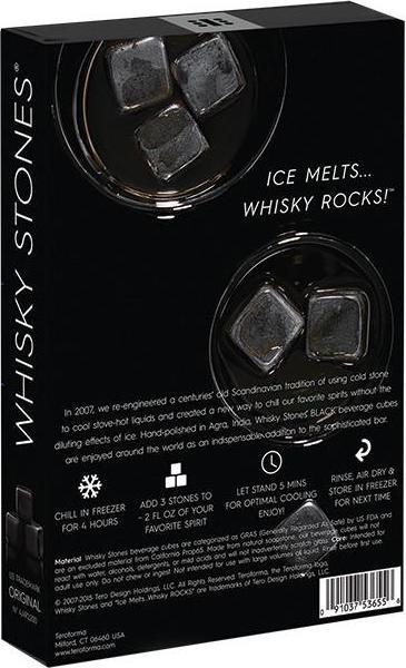 Immagine prodotto Teroforma Set di 9 pietre per whisky nere (Pietre di whisky)