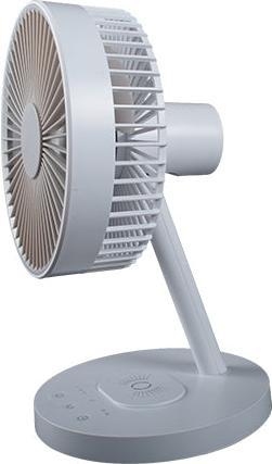 Image du produit Wellcraft Ventilateur de table sans fil avec fonction de charge pour smartphone (56 dB)