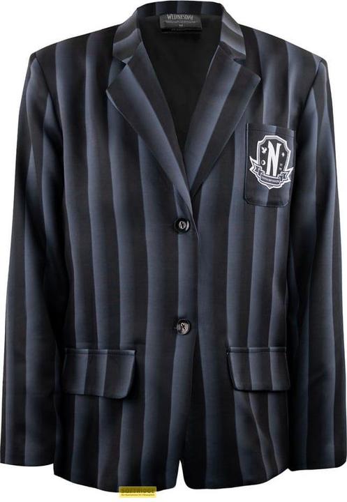 Produktbild Cinereplicas Wednesday Jacke Nevermore Academy black Striped Blazer Grösse S (S)