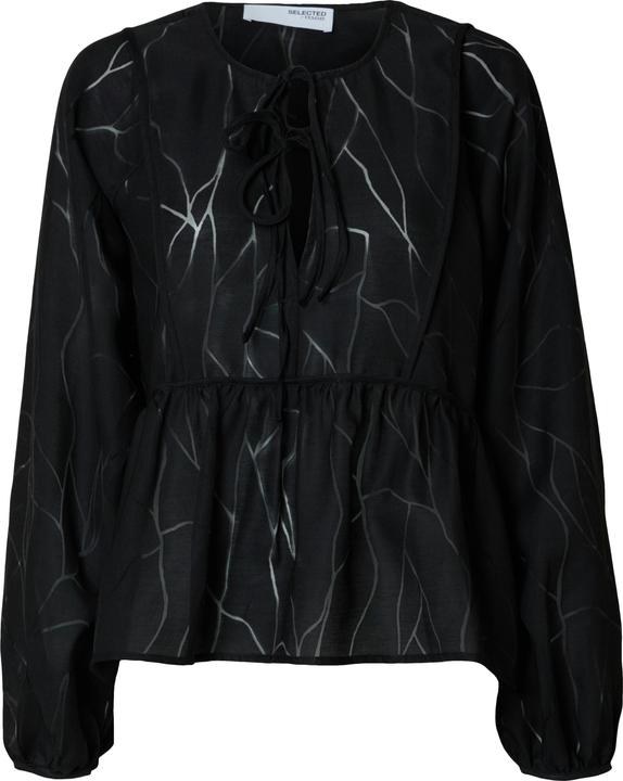 Image du produit Selected Femme Slfnicola Ls Tie Top B (38)