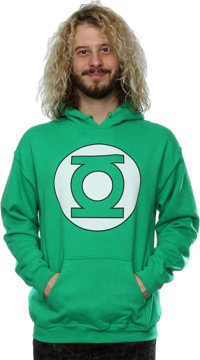 Actual product image Mens Green Lantern Logo Hoodie (S)