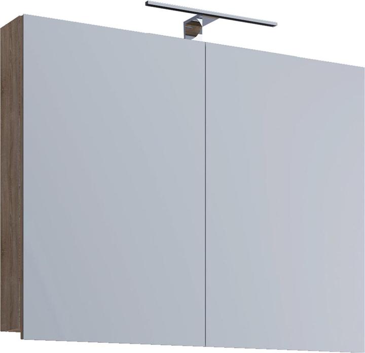 Productafbeelding VCM Houten Badkamermeubilair Spiegelkabinet Badinos (60 x 12 cm)