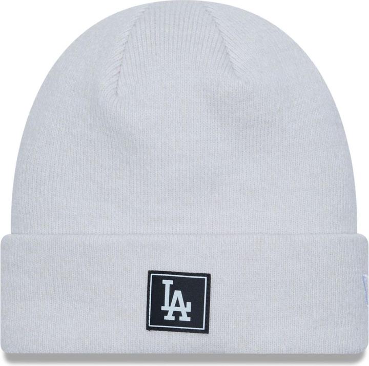 New Era Wintermütze Beanie - Patch Los Angeles Dodgers Weiss