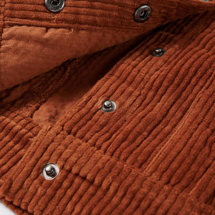 Immagine prodotto VidaXL Giacca da bambino in velluto a coste cognac 116,Materiale esterno: velluto a coste (100 (116)