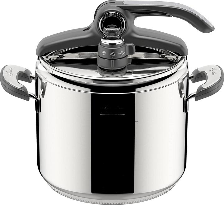 Productafbeelding Lagostina Snelkookpan Novia, 22 cm, 7 L (22 cm, Snelkookpan, Roestvrij staal)