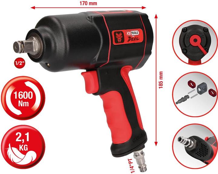 Image du produit KS Tools Le Diable (Air comprimé)