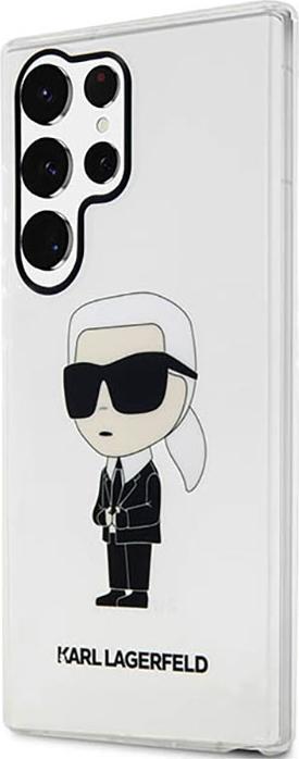 Actual product image Karl Lagerfeld KLHCS23LHNIKTCT S23 Ultra S918 transparent hardcase Ikonik (Samsung Galaxy S23 Ultra)