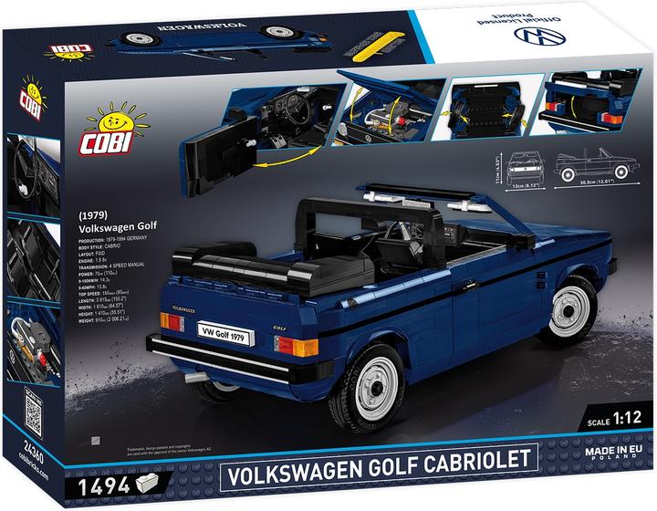 Cobi 1:12 VW Golf I(1979) / 1460 pcs