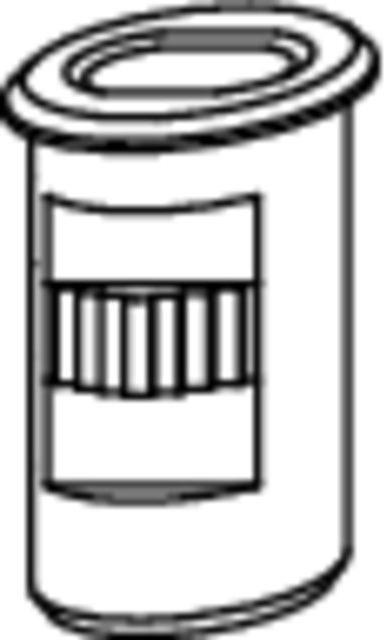 Produktbild Maco Bodenbüchse Schliessblech für Türkantriegel mit Rückholfeder ø 17 mm Stahl (1 Stk.)