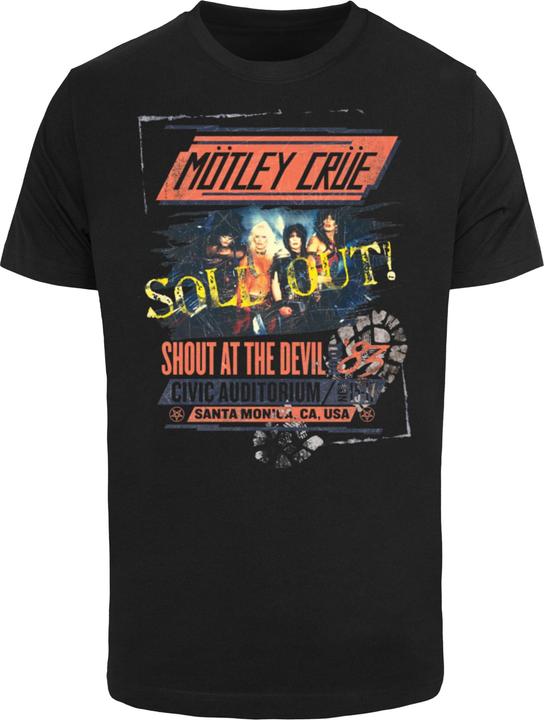 Merchcode Motley Crue - SATD Tour T-Shirt Round Neck - 112275