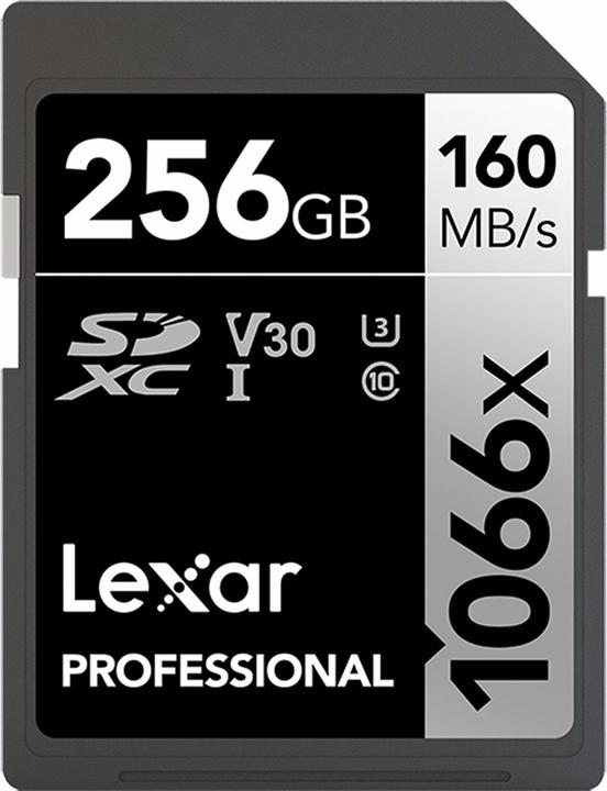 Produktbild Lexar SDXC Card 256GB Professional 1066x UHS-I V30 U3 (256 GB, SDXC, U1, UHS-I)