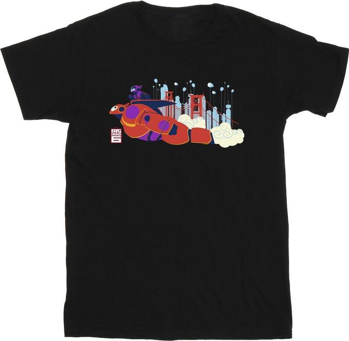 Immagine prodotto Disney Big Hero 6 Baymax Hiro Bridge Maglietta Uomo (XL)