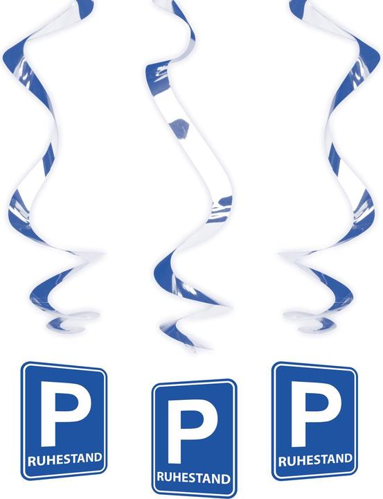 Immagine prodotto Folat Decorazione da appendere "Pensionamento" - 3 pezzi.