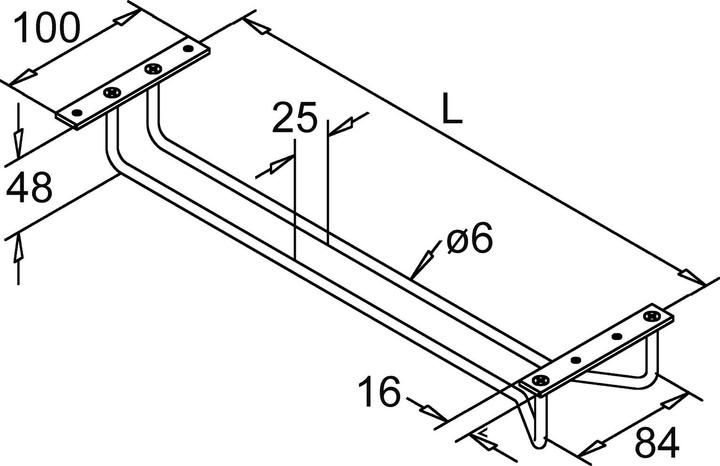 Produktbild G-Fittings Gläserhalter 873 (1 Stk.)