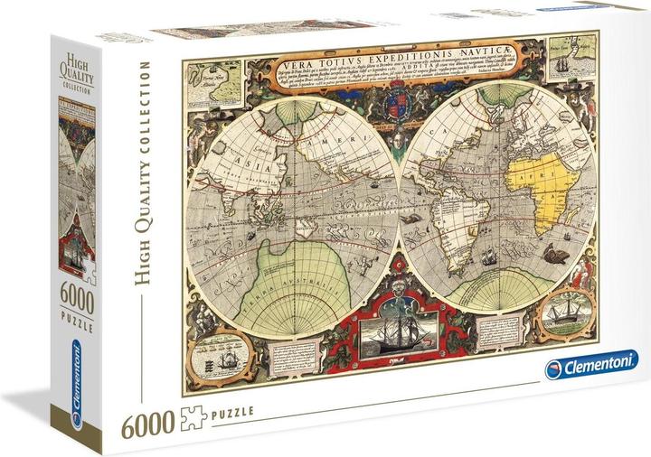 Clementoni Casse-tête Carte marine ancienne 6000 pcs (6000 pièces)