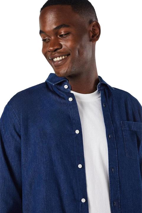 Actual product image Universal Textiles Mens Denim Long-Sleeved Shirt (XL)