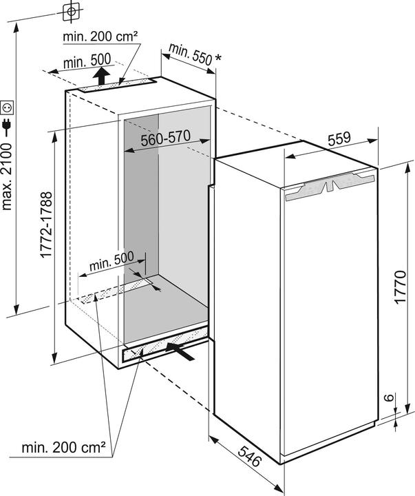 Actual product image Liebherr IRBe 5120 (294 l)