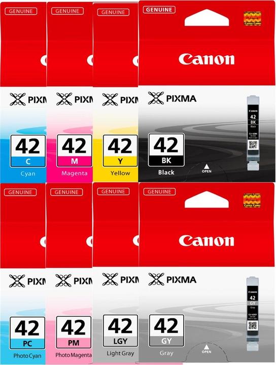 Produktbild Canon Cli-42 (M, BK, GY, LGY, C, Y, PC, PM)