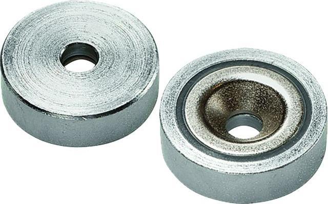 Immagine prodotto Magnete permanente cilindrico piatto con foro Neodimio