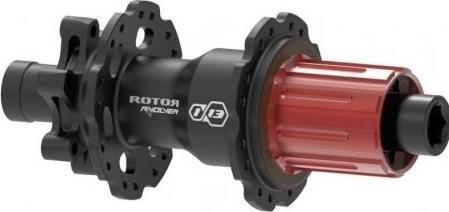 Actual product image Rotor 1x13 MTB HR hub disc, 32L, J bend 148 x 12mm