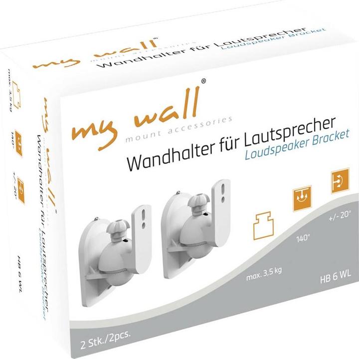Immagine prodotto myWall HB 6 WL (1 coppia, Installazione a parete, Inclinabile, Rotante)
