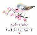 Image du produit Edition Gollong Postkarte. Zum Geburtstag (Vogel)