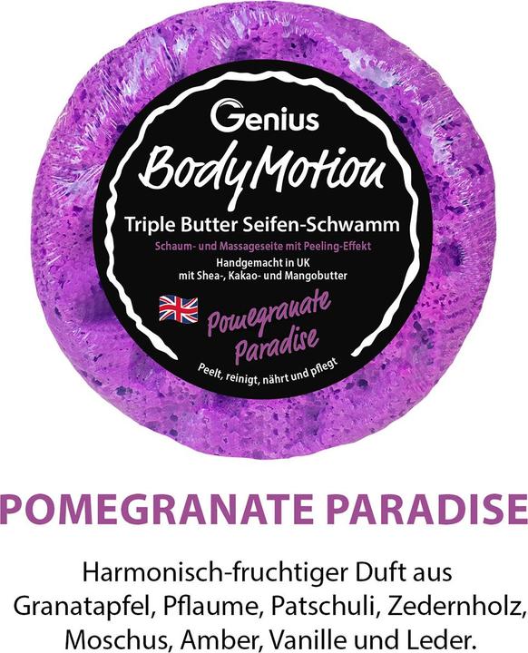 Actual product image Genius Body Motion 2in1 shower sponge