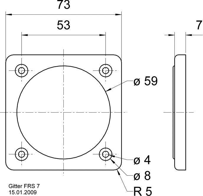 Immagine prodotto Visaton Griglia per FRS 7