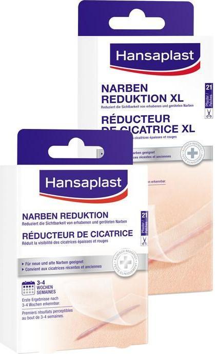 Actual product image Hansaplast Scars reduction (21 x)