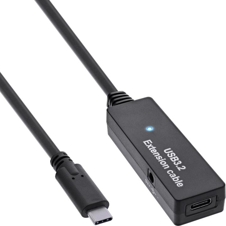 Actual product image InLine USB 3.2 Gen.1 active extension (5 m, USB 3.2 Gen 1, 5 W)